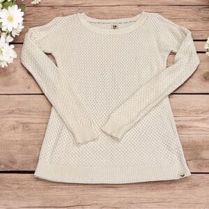 Roxy off white knit sweater women’s size small